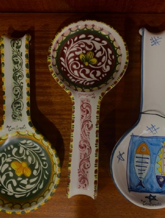 Poggia mestolo in ceramica
